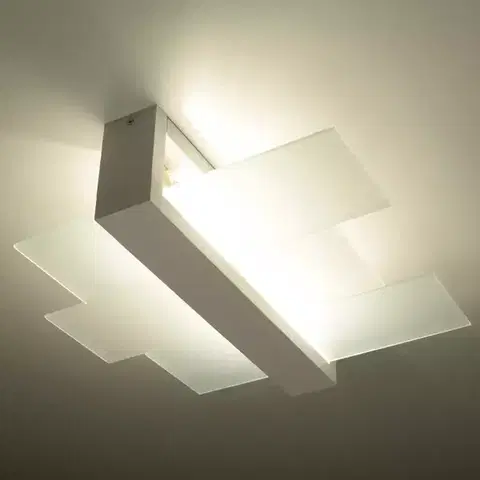 Vnútorné osvetlenie Stropná Lampa Luizjana 1 WHITE A-07
