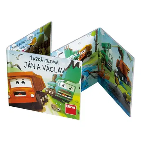 Leporelá, krabičky, puzzle knihy Leporelo Ťažká sedma Dino