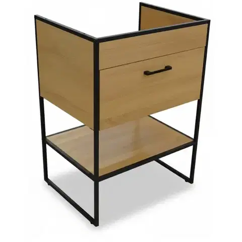 Nábytok do kúpeľne Skrinka Belweder  D60 dub