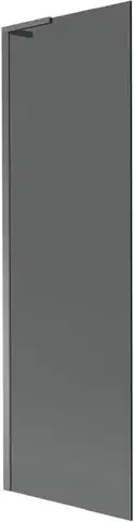 Sprchové dvere MEXEN/S - Next L vaňová zástena FIX 60 x 150, grafit, grafit metal 895-060-000-03-40-95
