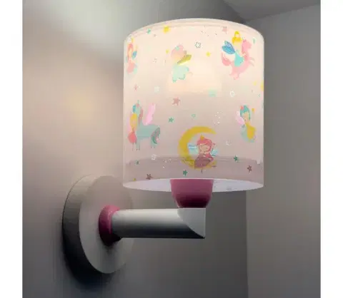 Svietidlá Dalber 42499 - Detské nástenné svietidlo FAIRY DREAMS 1xE27/15W/230V 42499