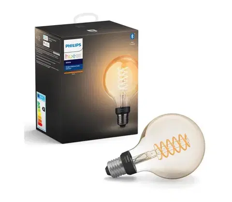 Žiarovky Philips Hue White Filament Globe 7W E27 G93 DIM 871869968888200