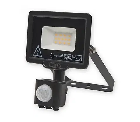 Záhradné lampy  LED Vonkajší reflektor so senzorom LED/10W/230V 6500K IP44 KFLNLC10ZBCZ