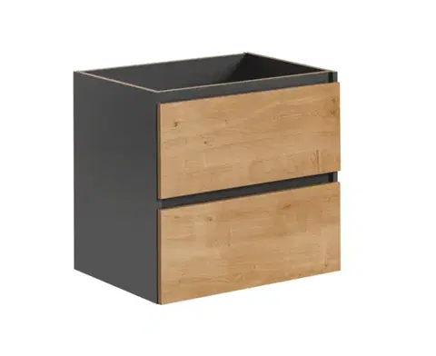 Skrinky do kúpeľne ArtCom Skrinka pod umývadlo MONAKO Grey Oak 820 | 60 cm
