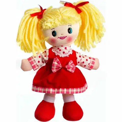 Drevené hračky Teddies Handrová bábika Lucka, 30 cm, slovensky spievajúca 