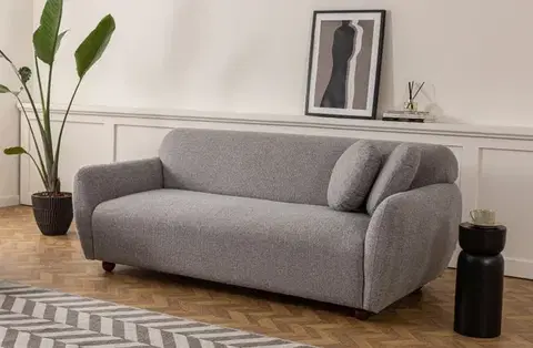 Pohovky a gauče Trojmiestna pohovka Eddy - Light Grey