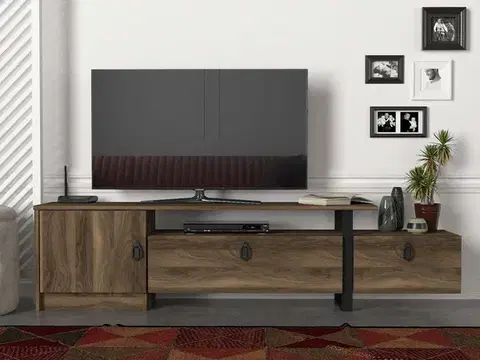 TV stolíky ASIMAR televízny stolík, orech