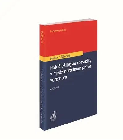 Verejné právo Najdôležitejšie rozsudky v medzinárodnom práve verejnom, 2.vydanie - Kolektív autorov