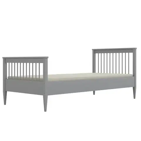Postele pre dievčatá Posteľ Emilia 90x200 sivá