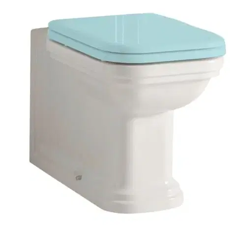 Záchody KERASAN - WALDORF WC kombi misa 40x68cm, spodný/zadný odpad, biela 411701
