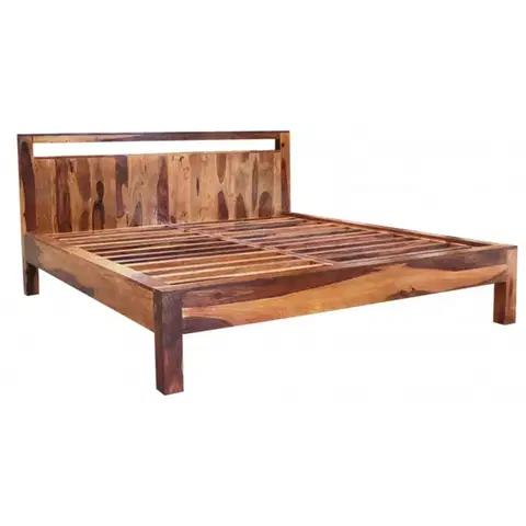 Postele Posteľ Amba 160x200 z indického masívu palisander