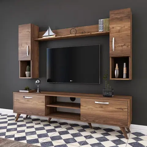 Obývacie steny TV skrinka / Obývacia stena M27 - 284