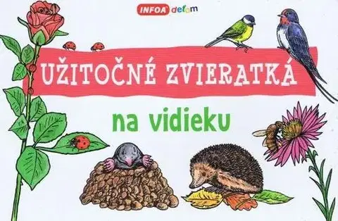 Leporelá, krabičky, puzzle knihy Užitočné zvieratká - na vidieku - Ivana Vítová,Roman Bureš