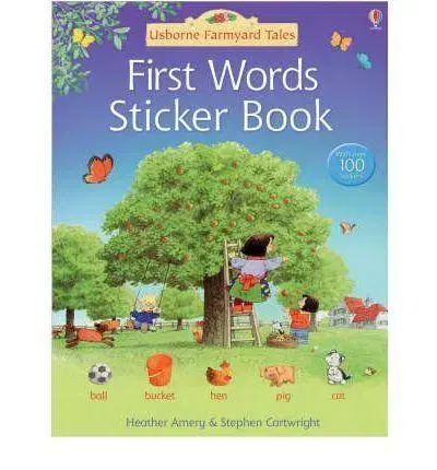 V cudzom jazyku First Words Sticker Book - Heather Amery