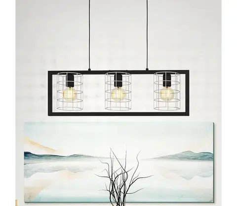 Svietidlá Eglo 43663 - Luster na lanku JUBILY 3xE27/40W/230V 43663