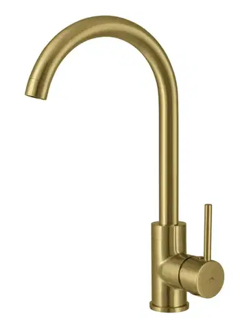 Kuchynské drezy Rubineta Rubineta - Drezová batéria AXE-33 Bronz OLBAAXE33BR