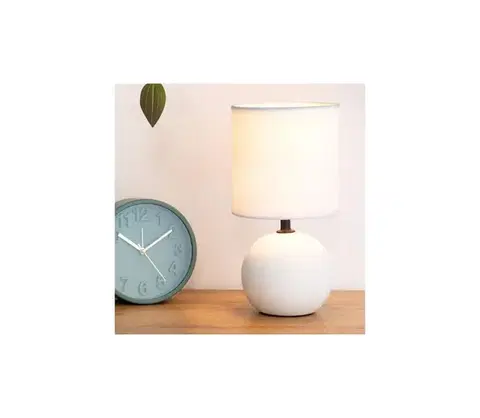Lampy Atmosphera - Stolná lampa TIMÉO 1xE14/60W/230V matná biela 116289F