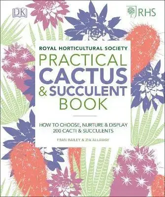 Izbové rastliny RHS Practical Cactus and Succulent Book - Zia Allawayová,Fran Bailey