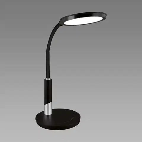 Lampy do obývačky Stolná lampa SAMUEL LED čierna 04174 LB1