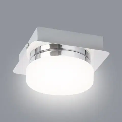 Moderné lampy do obývačky Stropné svietidlo Hilary LED 5661 chróm/biela LS3