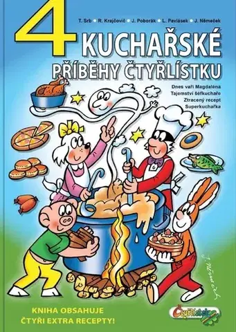 Komiksy 4 kuchařské příběhy Čtyřlístku - Kolektív autorov,Jaroslav Němeček