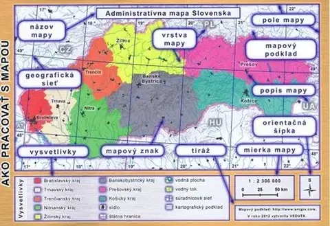 Učebnice pre ZŠ - ostatné Ako pracovať s mapou - karta - Karol Weis,Michal Klaučo