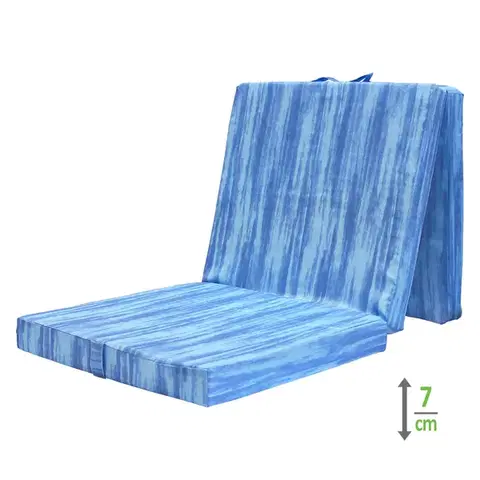 Bytové doplnky Skladací matrac THOMMY 60x190 modrý