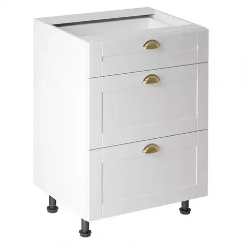Kuchynské skrinky stojace Kuchynská skrinka linea d60s3 white