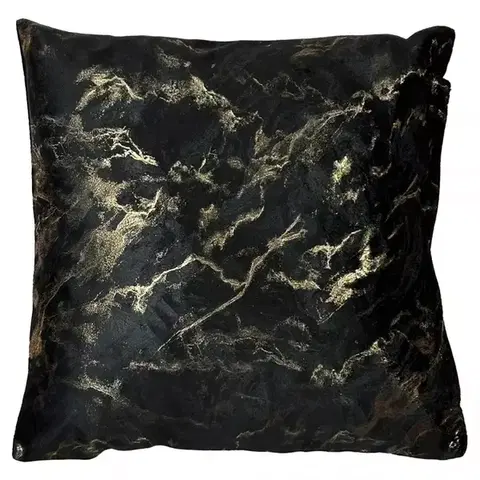 Dekoračné obliečky Obliečka Plain Velvet 40x40 YX503 čierna