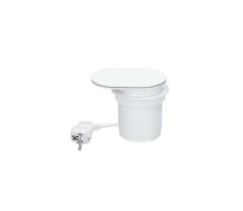 Predlžovacie káble  PP124CW-PD20 - Zapustená zásuvka 20W 1Z + USB A+C biela PP124CW-PD20
