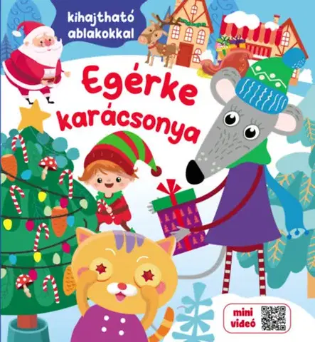 Leporelá, krabičky, puzzle knihy Egérke karácsonya