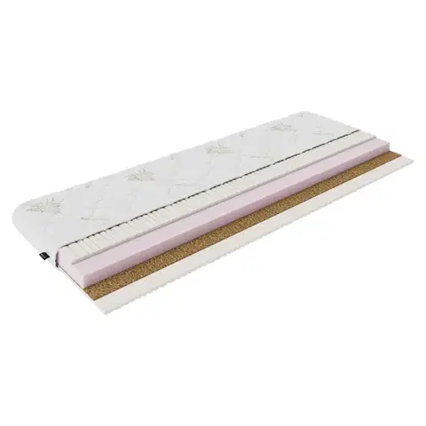 Matrace KONDELA Silverhard New penový matrac 90x200 cm biela