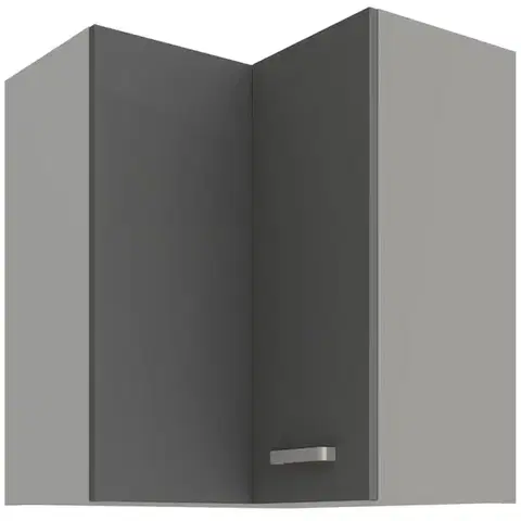 Kuchynské skrinky visiace Skrinka do kuchyne GREY 60X60 GN-72 2F (90°)