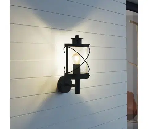 Záhradné lampy Eglo 94842 - Vonkajšie svietidlo HILBURN 1xE27/60W/230V 94842