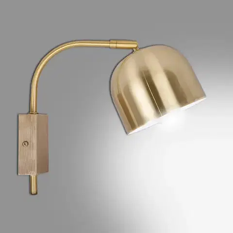 Moderné lampy do obývačky Nástenné svietidlo Rupi Zlatý E27 K1