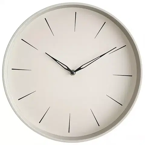 Nástenné hodiny Béžové hodiny 30cm
