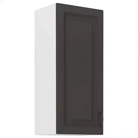 Kuchynské skrinky visiace Kuchynská skrinka STILO grafit mat/biely 40g-90 1f