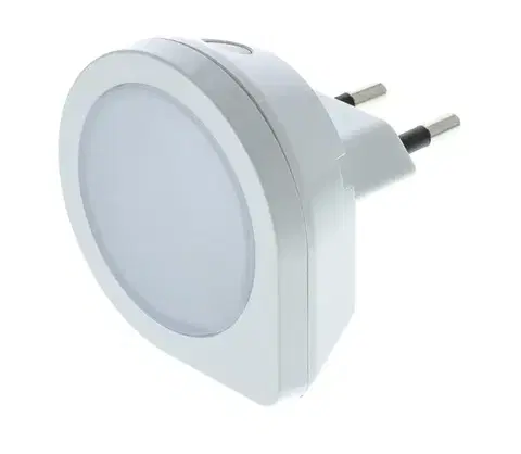 Svietidlá  - LED Orientačné svietidlo so senzorom do zásuvky LED/0,4W/230V 3000K biela 50003794