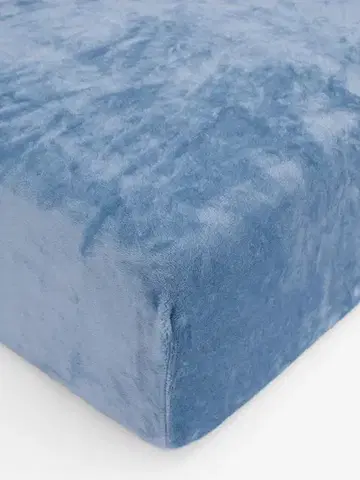 Plachty MKLozkoviny.sk Plachta mikroplyš Deluxe do postieľky 70 x 140 cm - nebesky modré