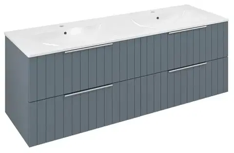 Kúpeľňový nábytok SAPHO - CIRASA STRIP umývadlová skrinka 139,6x52x46cm, siena CR141-4242S-21