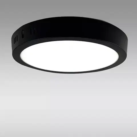 LED stropnice Stropnica LED  RING 18W 4200K okrúhla antracit