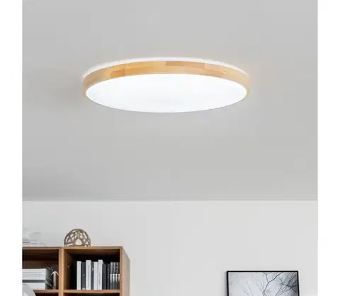 Svietidlá BRILAGI - LED stmievateľné stropné svietidlo PINE LED/60W/230V + diaľkové ovládanie BRLD500-60W/LED/SD