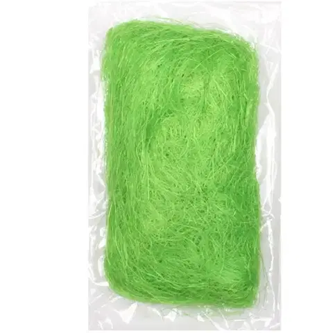 Bytové dekorácie Vlákno sisalové svetlozelené 50g
