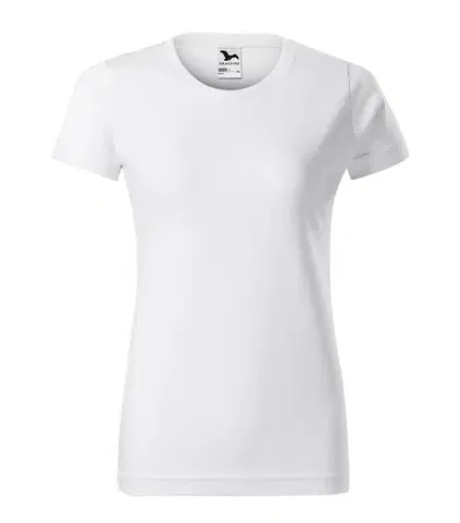 Pánske tričká MALFINI Dámske tričko - BASIC -biele XXL