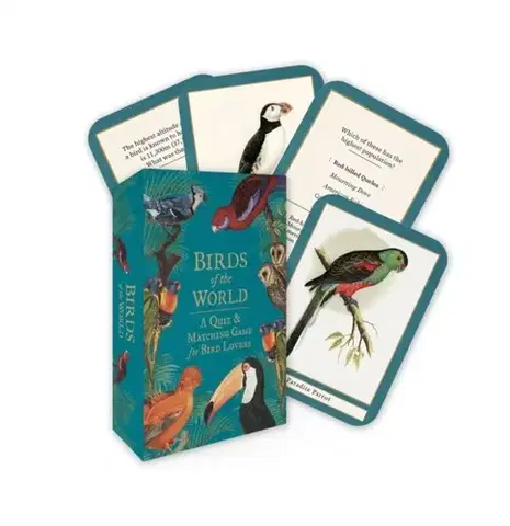 Vtáky, hydina Birds of the World: A quiz & matching game for bird lovers - Chester Cowell