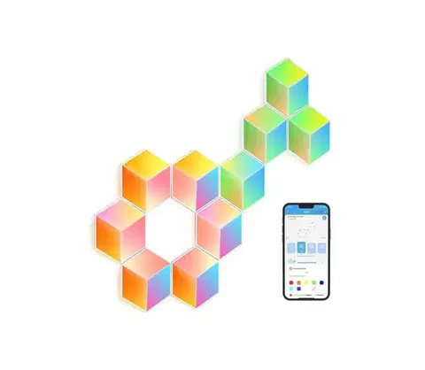 Svietidlá Govee - SADA 10x LED Svietidlo Glide Hexa Pro LED Smart RGBIC Wi-Fi H6066302