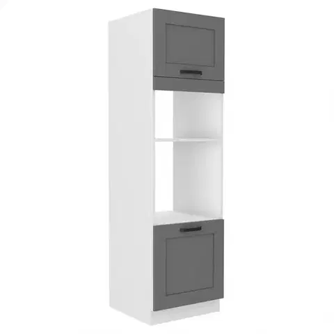 Kuchynské skrinky stojace Kuchynská skrinka Luna dustgrey/biela 60DMP-210 2F
