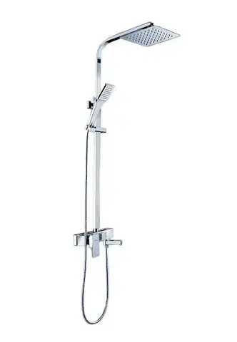 Kúpeľňové batérie REA REA - Sprchový set s batériou 150mm s otočným výtokom Navaro REA-P0802
