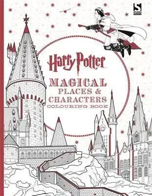 Maľovanky pre dospelých Harry Potter Magical Places and Characters Colouring Book
