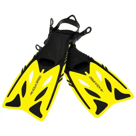 Potápačské plutvy Aqua Speed EON S Black/Fluo Yellow - 27/31